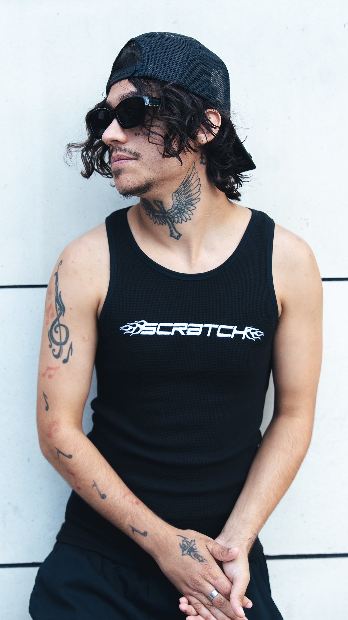 3.5 Scratch Tank Top [BLACK]