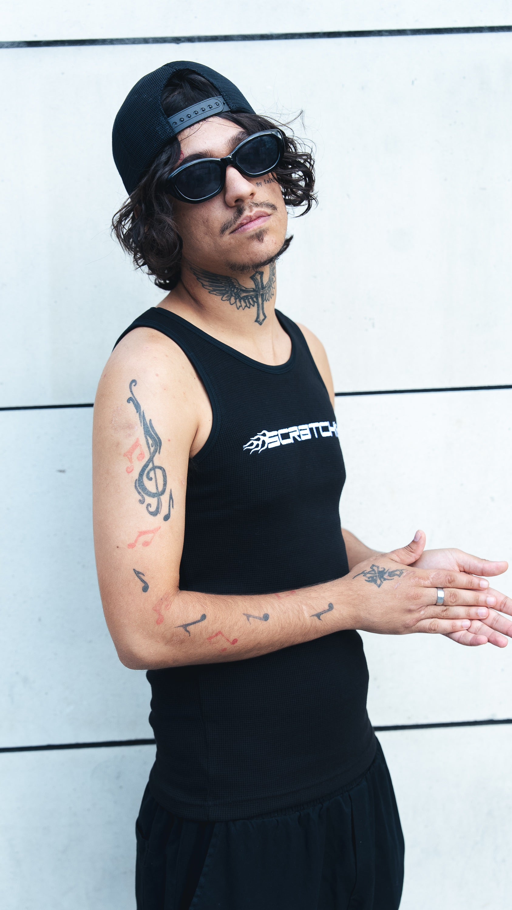 3.5 Scratch Tank Top [BLACK]