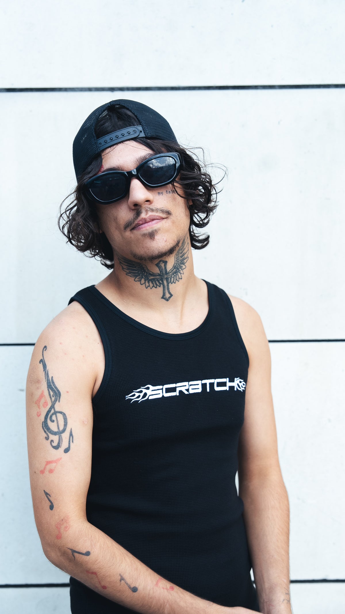 3.5 Scratch Tank Top [BLACK]