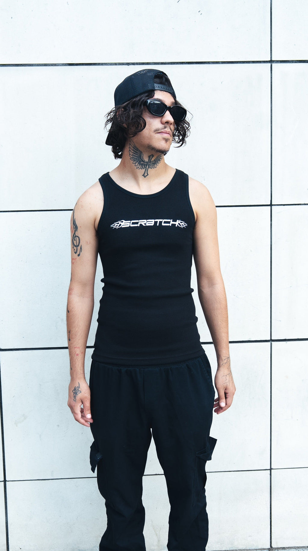 3.5 Scratch Tank Top [BLACK]
