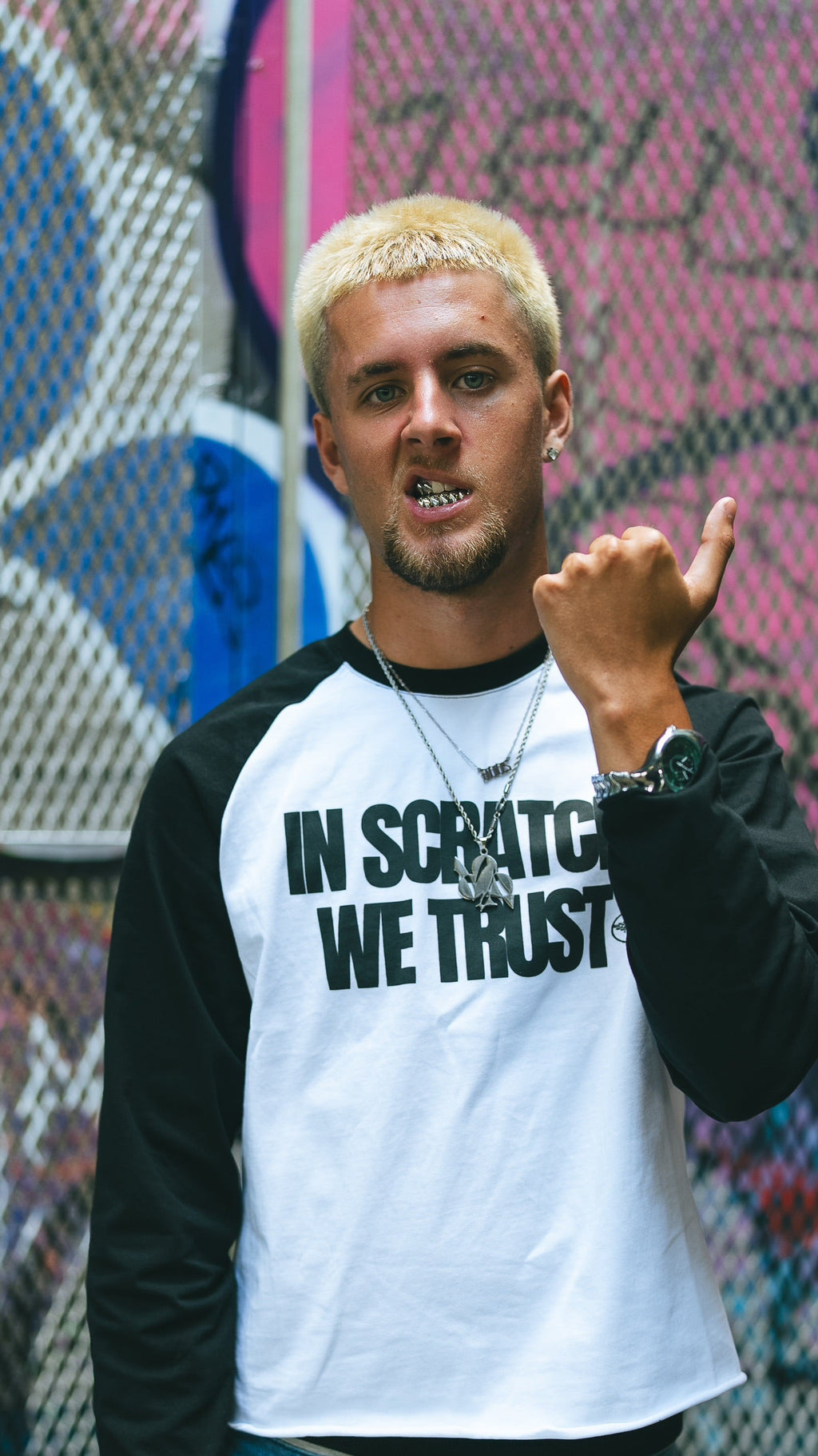 Black & White Raglan Long Sleeve