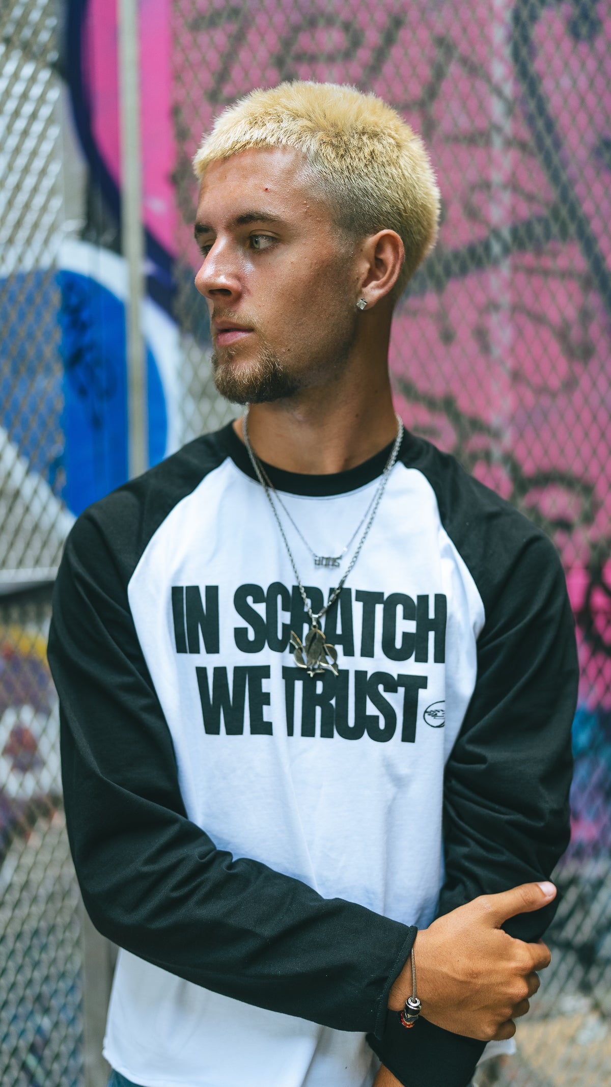 Black & White Raglan Long Sleeve