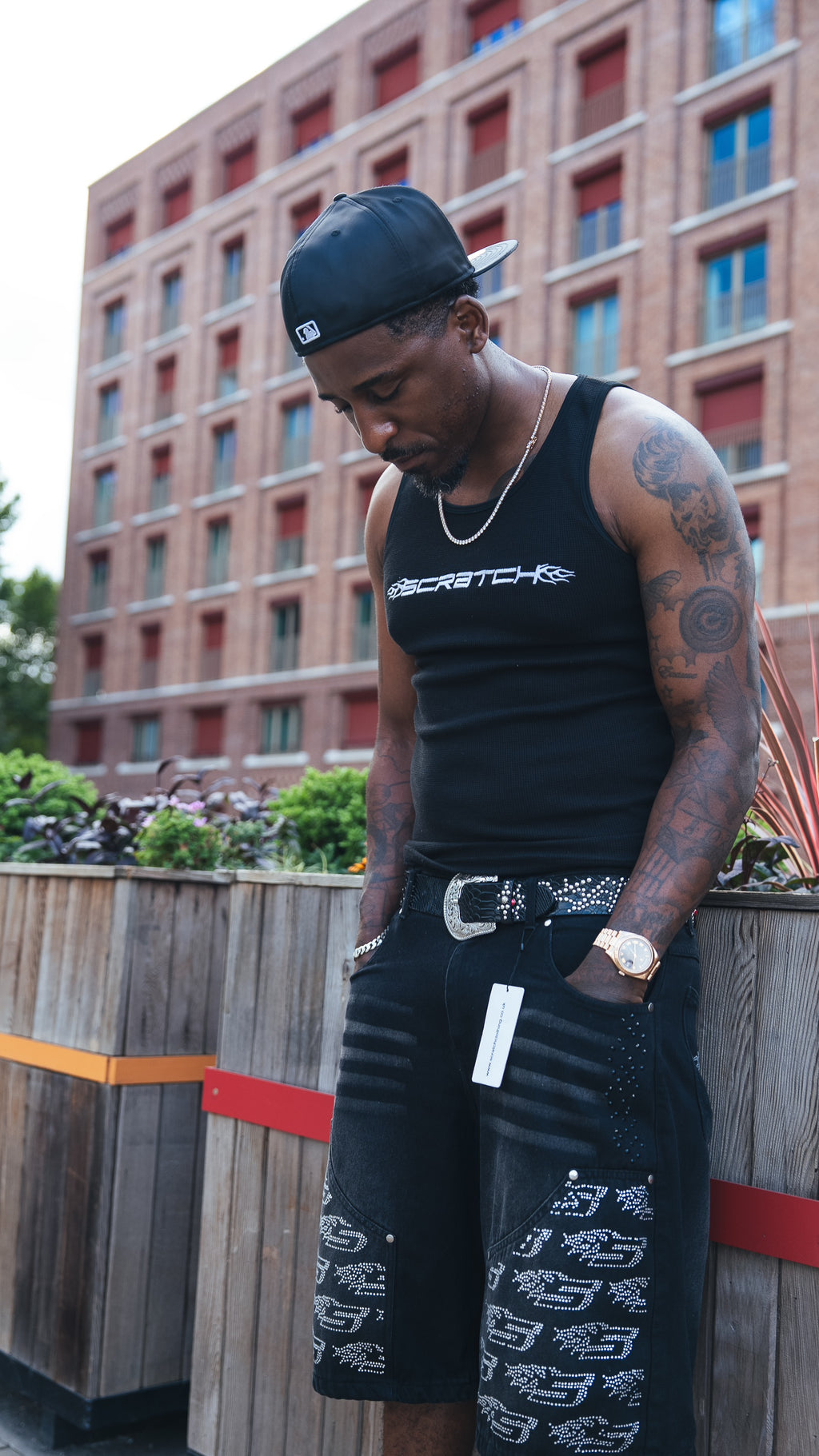 3.5 Scratch Tank Top [BLACK]