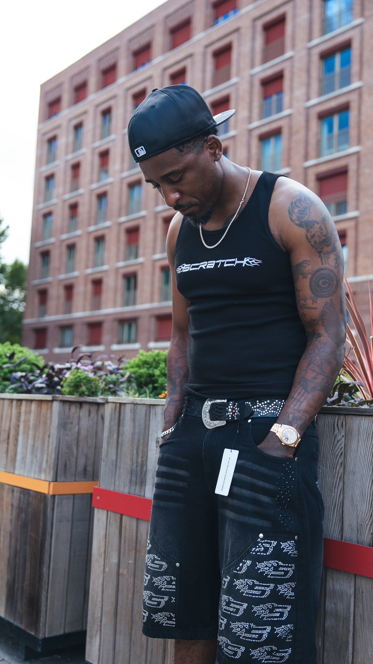 3.5 Scratch Tank Top [BLACK]