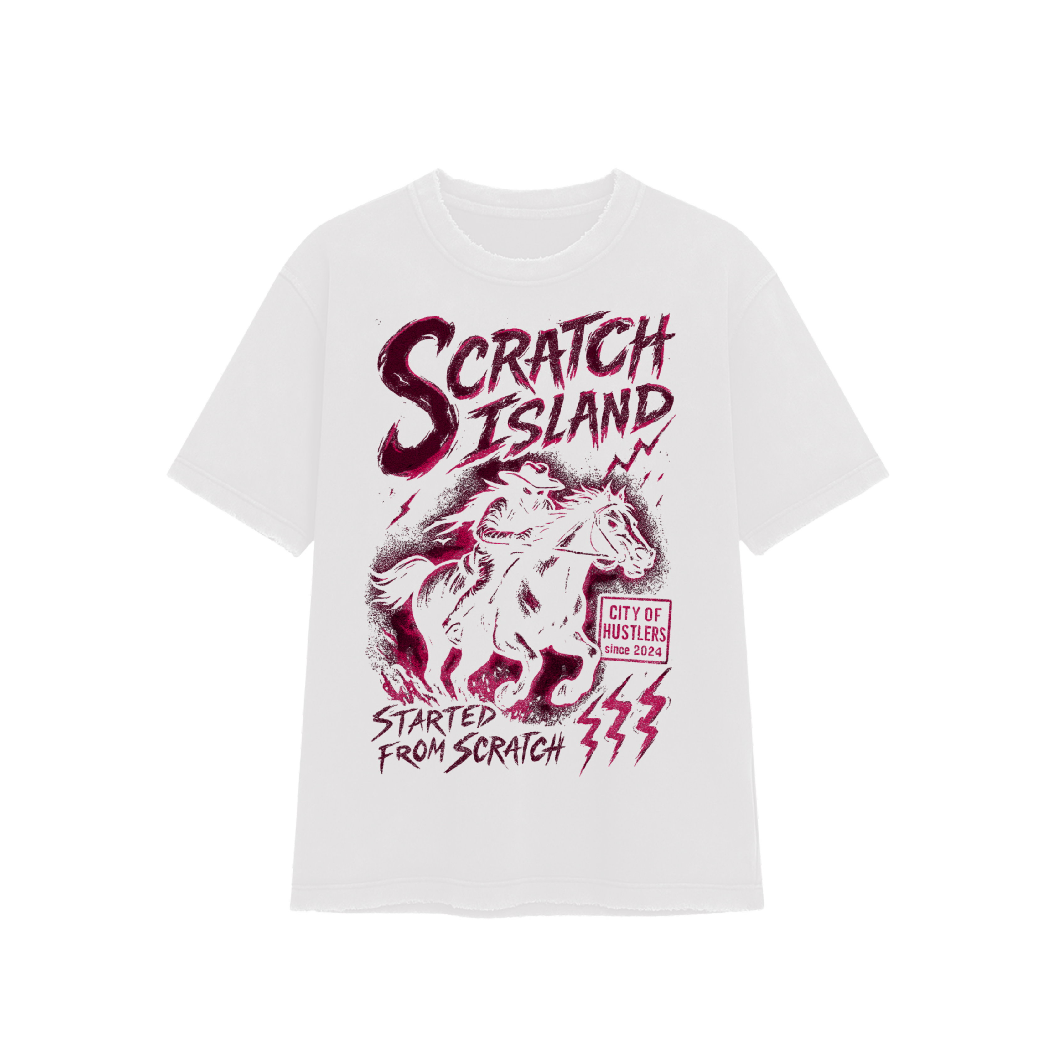 ScratchIsland T-shirt - Maroon