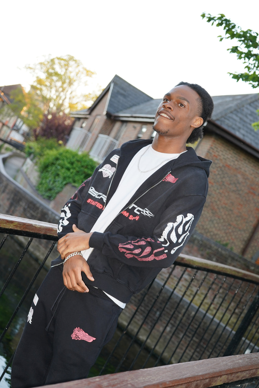 Black PowerSuit -Mixed TrackSuit