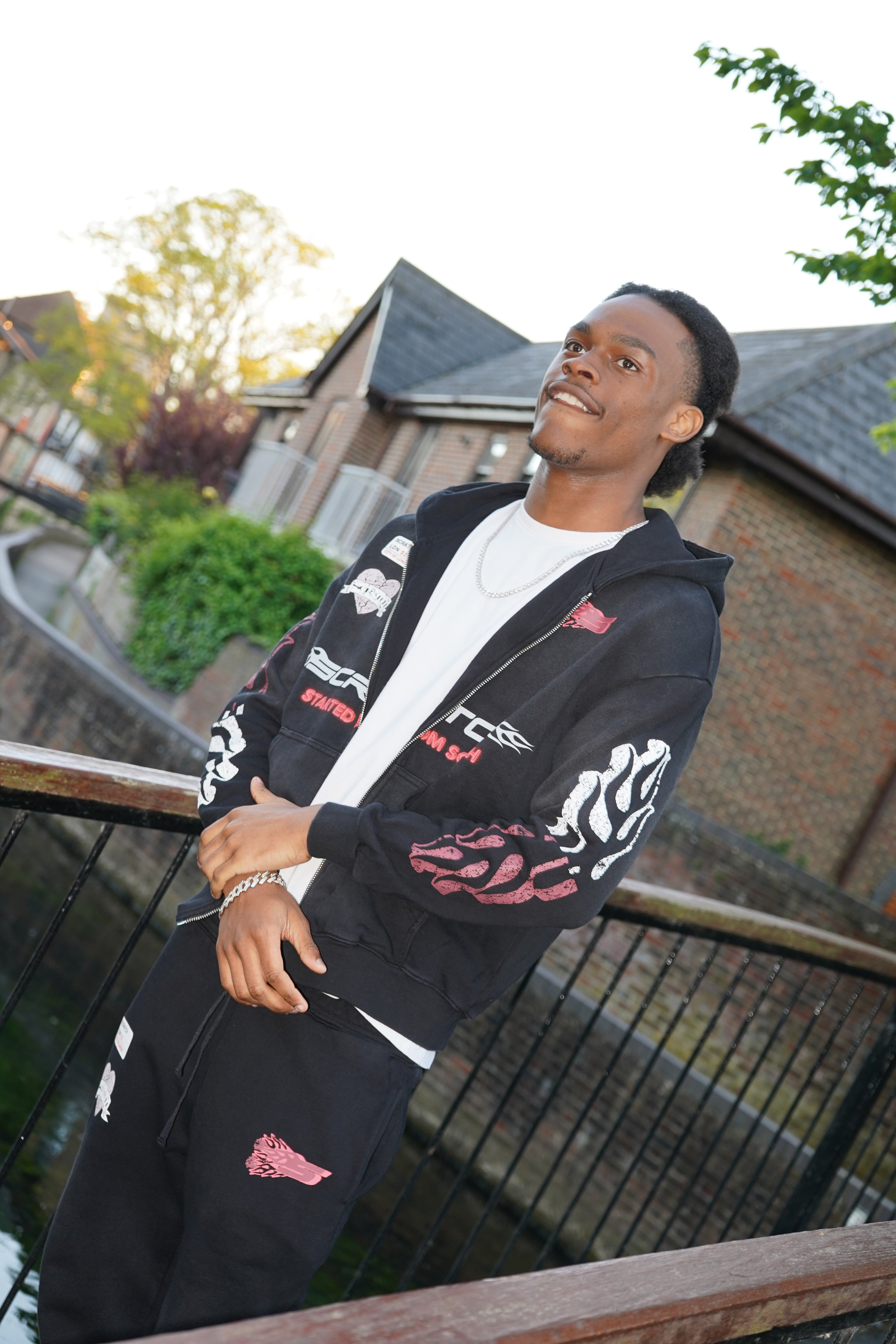 Black PowerSuit -Mixed TrackSuit