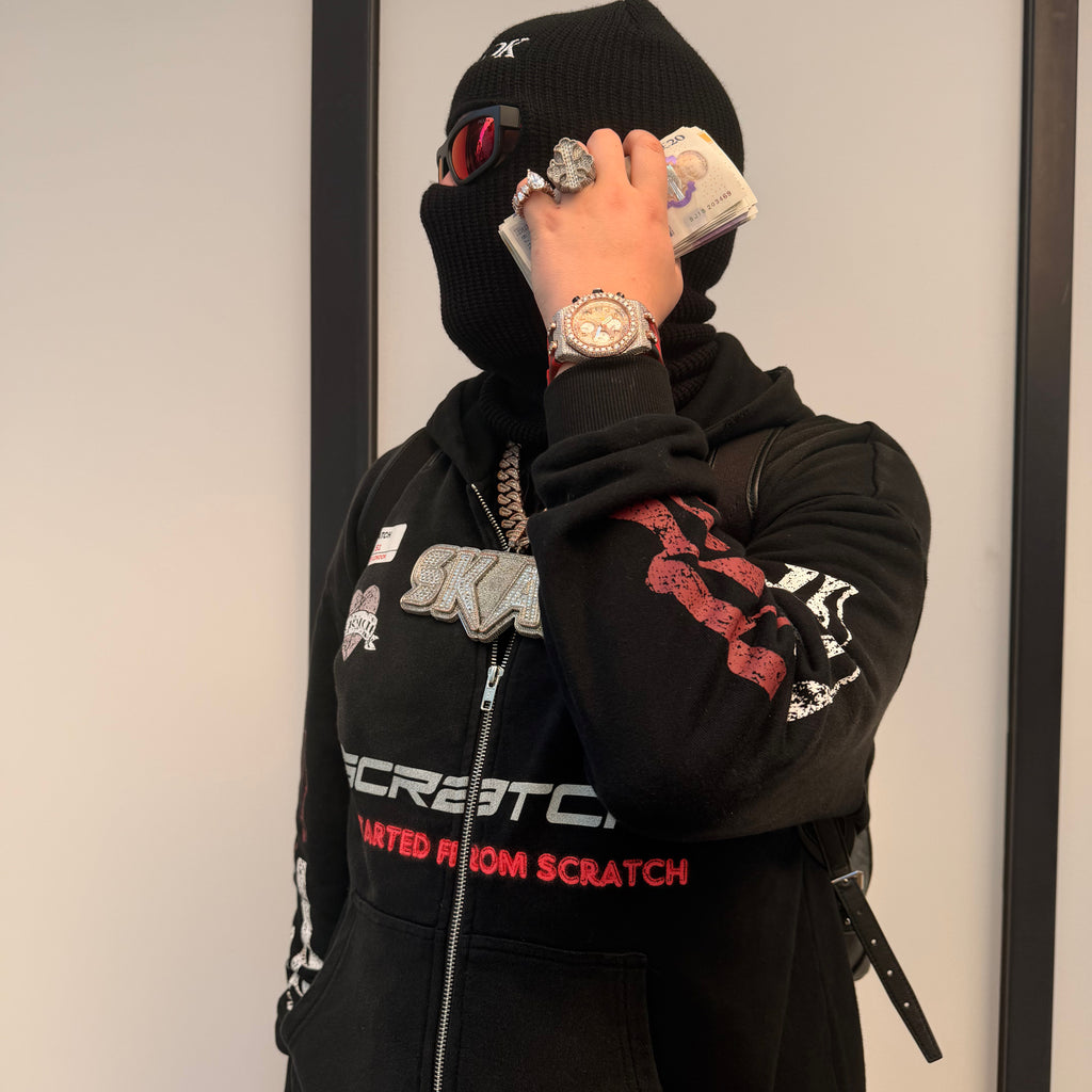 Black PowerSuit -Mixed TrackSuit