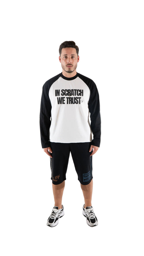 Black & White Raglan Long Sleeve