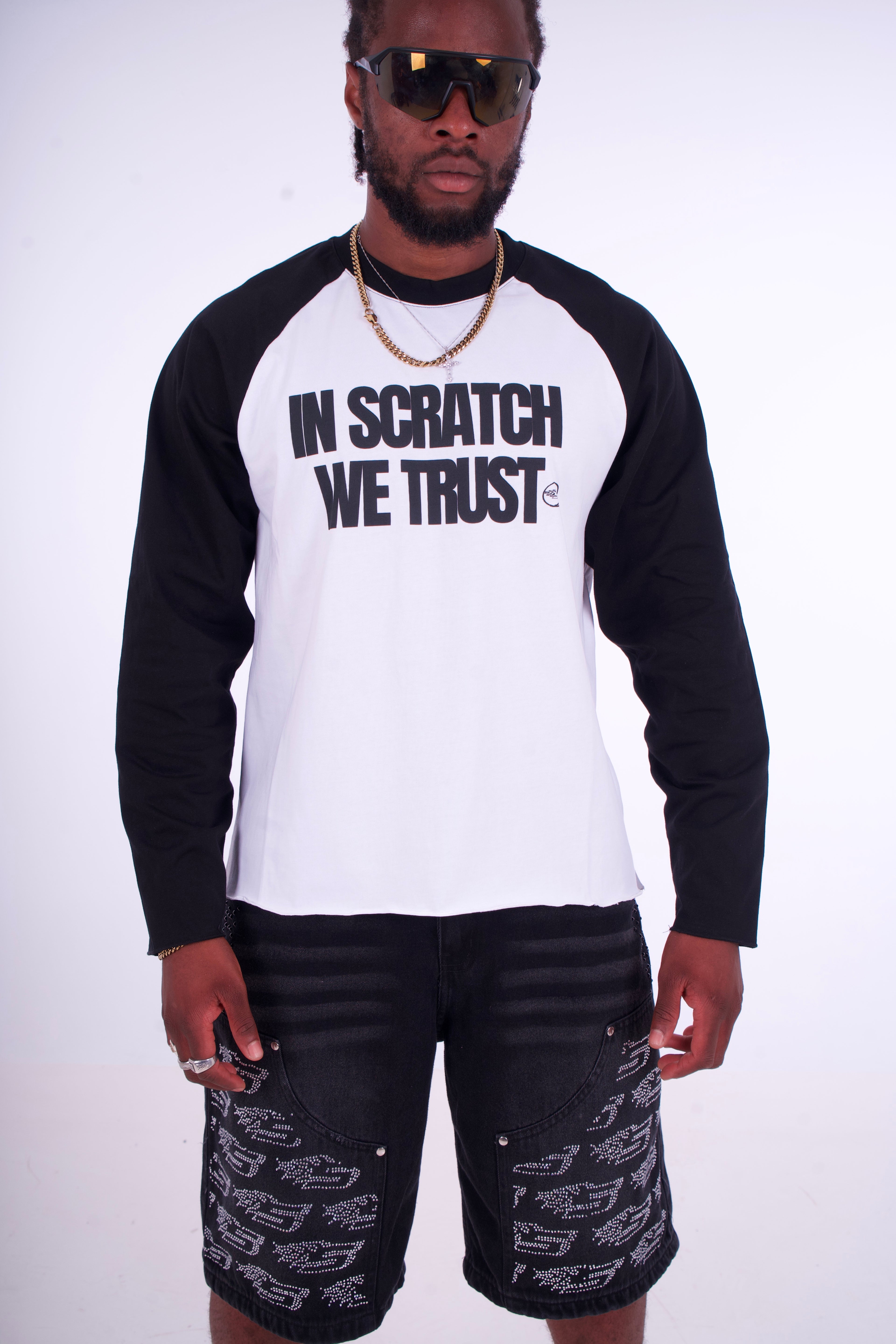 Black & White Raglan Long Sleeve