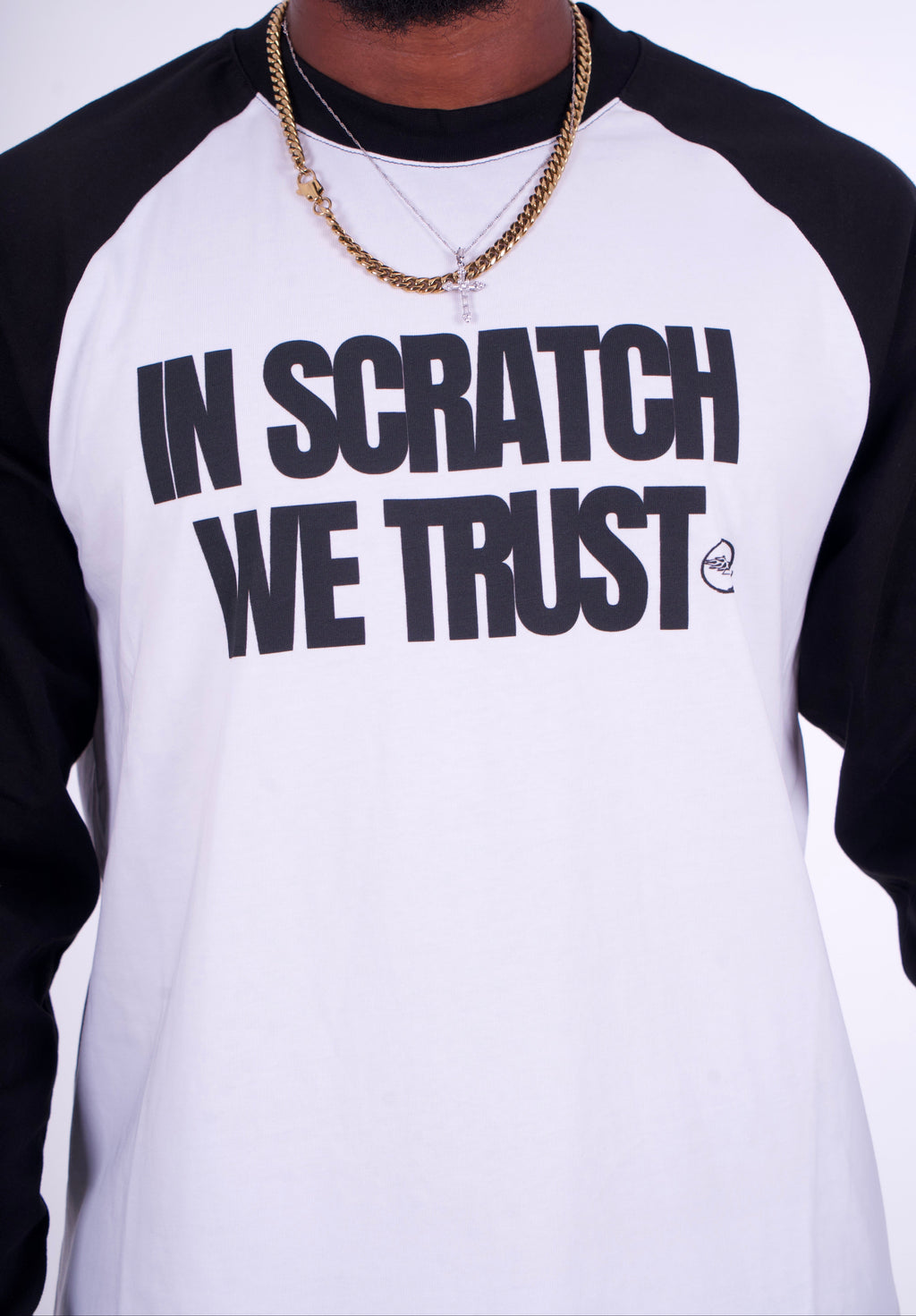 Black & White Raglan Long Sleeve