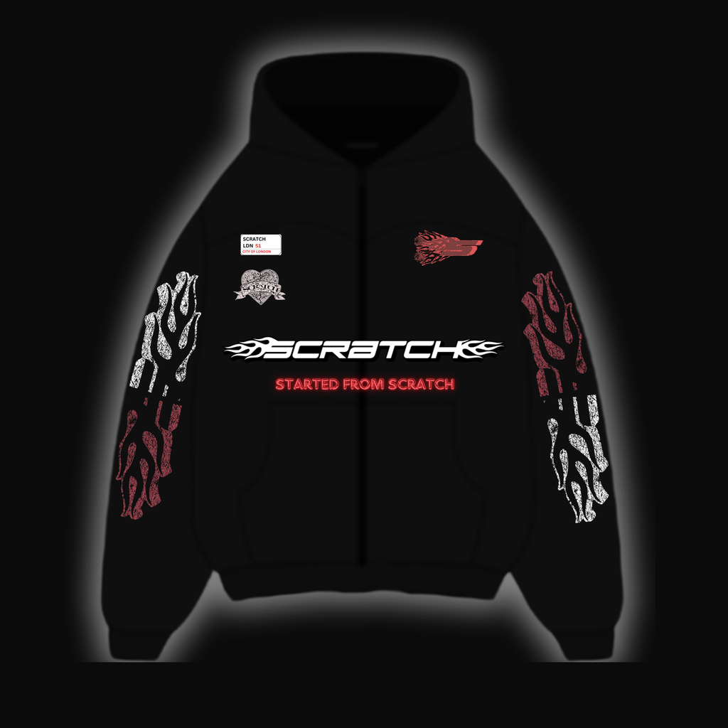 Black PowerSuit -Mixed TrackSuit