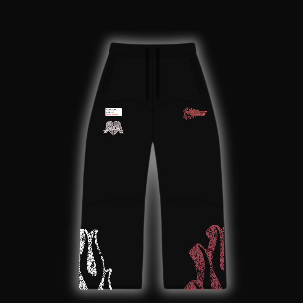 Black PowerSuit -Mixed TrackSuit