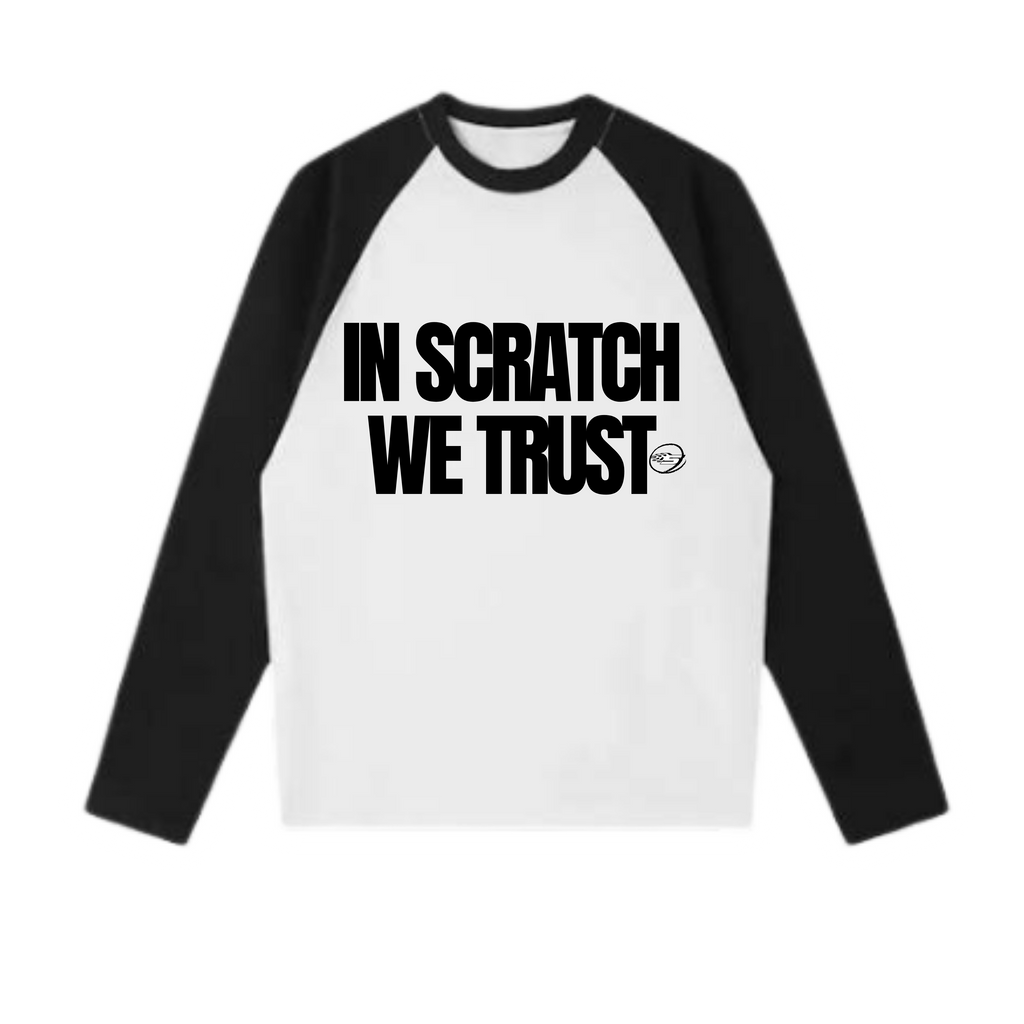 Black & White Raglan Long Sleeve