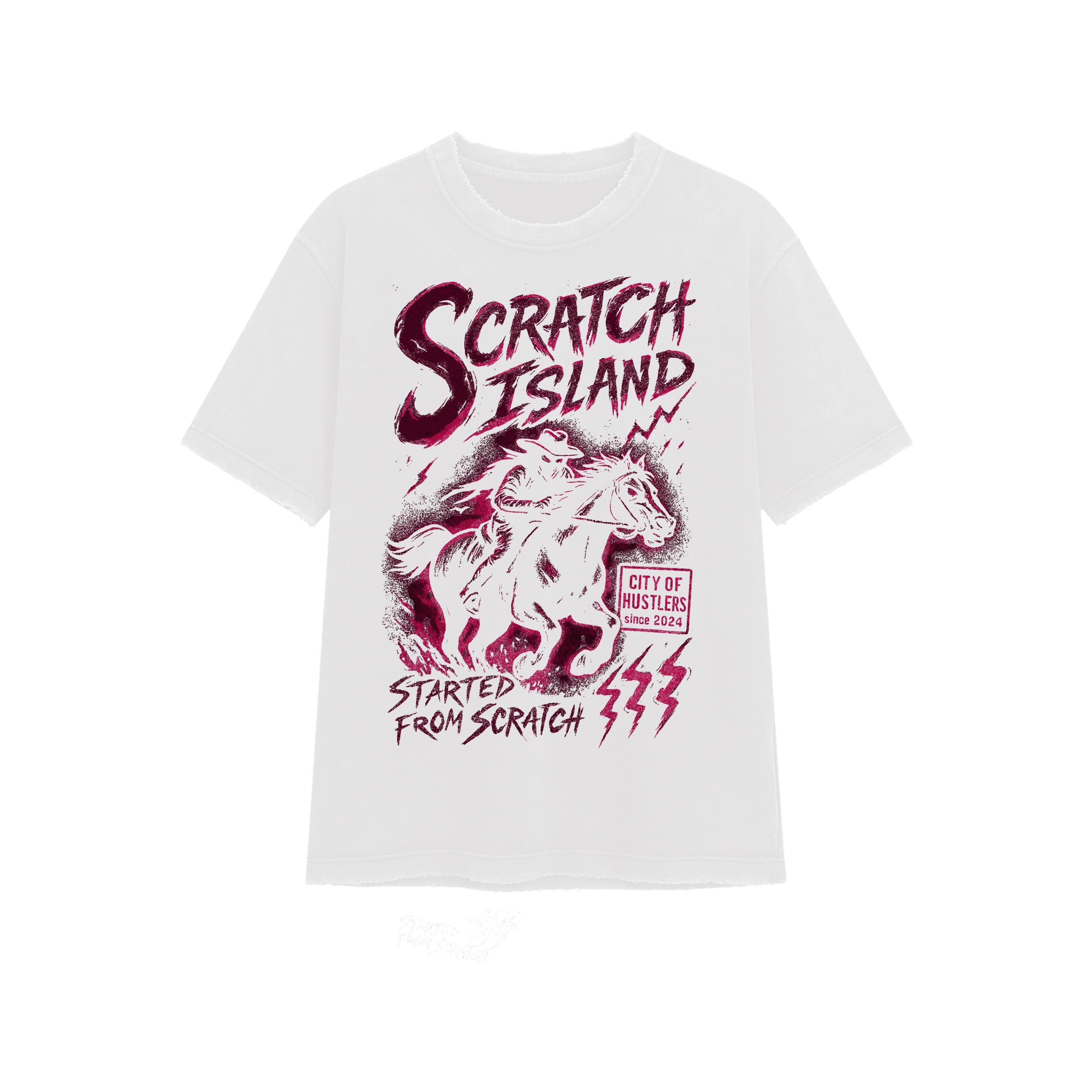 ScratchIsland T-shirt - Maroon